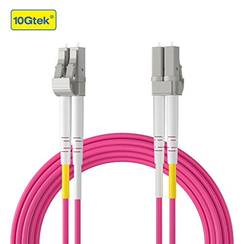Кабел за лепенка со влакна-LC до LC OM4 10 GB/Gigabit Мулти-режим Jumper Duplex 50/125μM LSZH оптички кабел за влакна за SFP