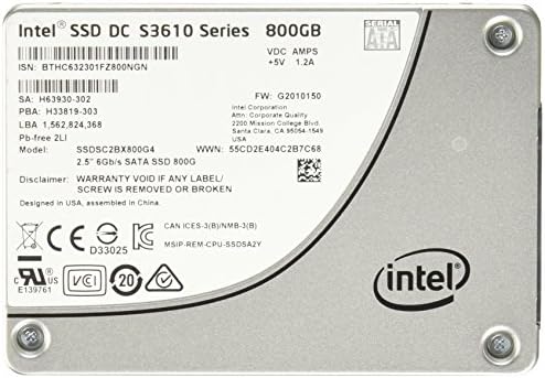 Intel DC S3610 Series Solid State Drive - внатрешен