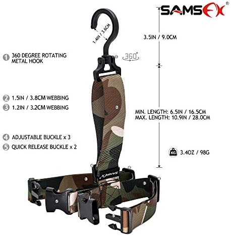 SAMSFX Риболов Wader Закачалка За Подигање Прилагодлив Ремен За Складирање Сушење