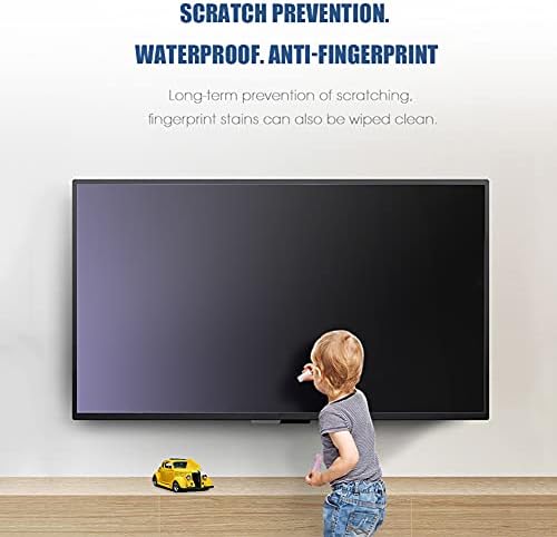 WSHA 32-65 INCH ANTI BLUE LIGHT ANTI-зрачење ТВ-Екран заштитник што виси антизмасинг и експлозија на екранот за заштита на