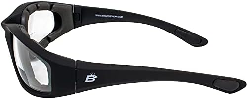 2 пара Birdz Oriole Bifocal Security Motorcycle Boolsses Black Frames 1,5 Clear & Shader Lense носат торба