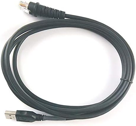 УСБ-кабел за скенер на баркод Fetcus, 2M, за HHP 3800G/3800R/3820/3200/4600G/4600R/4820/4600Q, 2-пакет, е-Симпо,