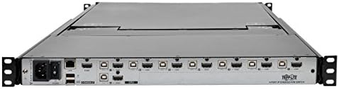 Tripp Lite NetDirector 8 - Порта Rackmount Конзола HDMI KVM Прекинувач 17-инчен LCD Со IP Далечински Пристап, Двојна Железница, 1U Решетката
