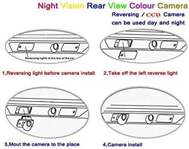 Обратна Резервна Камера / Камера За Паркирање/HD CCD RCA NTST PAL/Ламба За Регистарски Таблички OEM ЗА HYUNDAI AVANTE XD 2000-2006