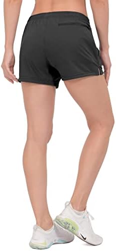 Малиот магаре Енди, женски шорцеви, брзи суви атлетски спортови шорцеви со лесна активен тренинг салата шорцеви со мрежни лагер длабоки џебови