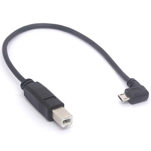 PIIHUSW Агол Микро USB ОТГ На Стандарден USB Б Тип Печатач За Скенер HD Продолжување Хард Диск