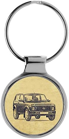Подарок за прстен за клучеви за клучеви на Кисенберг за Лада Нива 4x4 WA-21214 Fan A-4709