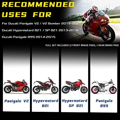 Sunluway Сопирачки Влошки За Ducati Panigale V2 / V2 Бомбардер 2019-2021/ Ducati Хипермотард 821 / СП 821 2013- / Ducati Panigale