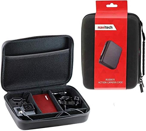 Navitech Black Heavy Duty Rugged Action Camera Thard Case/Cover компатибилен со Monoprice MHD Action Cam | Nexgadget Откријте 655 |