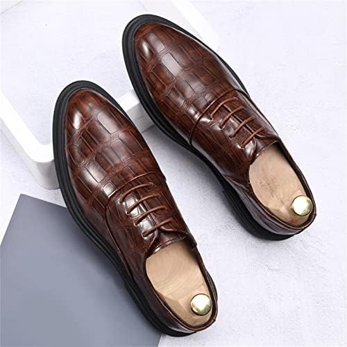 Лизгајте ги чевлите за трчање за мажи ширина ширина летен стил Машки дишења удобно деловно чипка за одмор, шупливо цврсти кожни чевли за мажи,