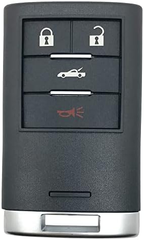 Заменски клуч за клучеви на капакот FOB одговара за Cadillac XLR, за Chevrolet Corvette Cellless Ceyless Smart Remote Key FOB