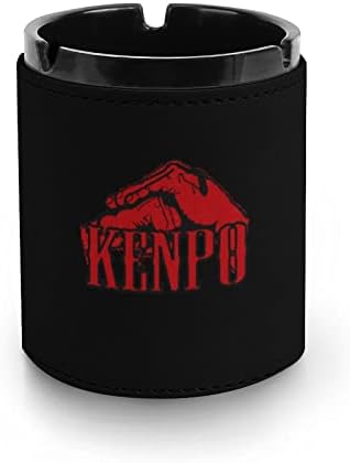 Американски Kenpo karate Hand Pu кожа пепелник цигари цигара држач за фиока за таблети за домашни автомобили