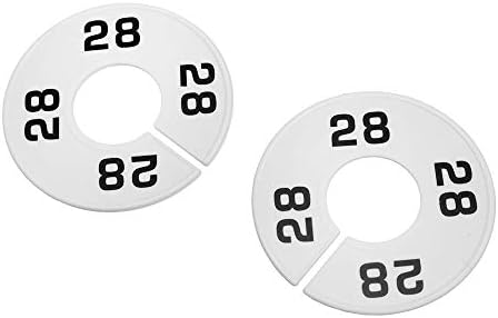 DBM увезува 10 компјутер 3-1/2 решетката за облека со големина 28 делители закачалки бела пластична продавница за малопродажба на малопродажба