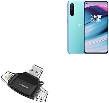 Boxwave Smart Gadget Компатибилен Со Oneplus Nord CE 5g - AllReader Sd Читач На Картички, Microsd Читач На Картички SD Компактен USB
