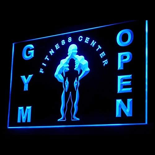 160036 Gym Fitness Center Sports Sports Shop Open Display LED светло неонски знак