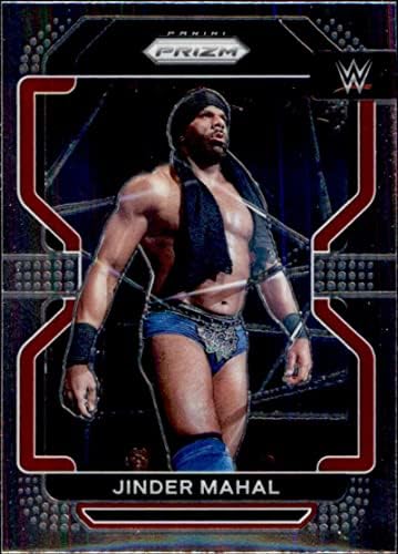 2022 Panini Prizm WWE 132 Jinder Mahal Smackdown Carting Carding Card