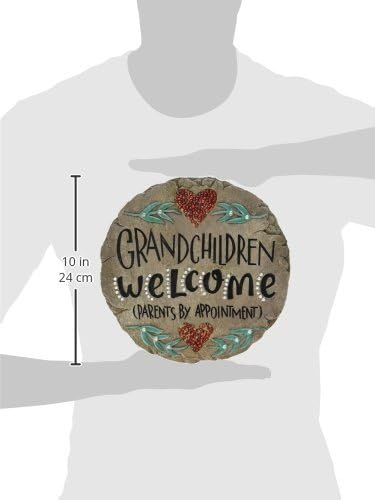 Домашни акценти на Карсон, внуци, добредојде на градинарски камен, смола