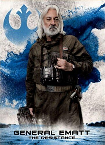 2018 Топс Војна На Ѕвездите Последните Џедаи Серија 2 Лидери на Отпорот Рс-4 Општи Емат Колекционерски Филм Тргување Картичка