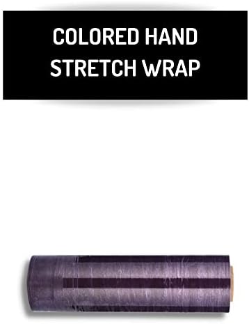 PSBM Purple Stratch Wrap, 96 пакет, 18 инчи x 1500 стапки, 63 мерач, пластична прилепена темна боја, ролни за истегнување на раката за пакување