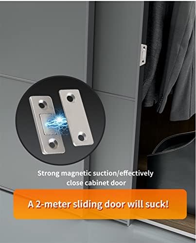 2/Поставете силна врата поблиску магнетна кабинета фаќа магнет врата стоп скриена врата поблиску завртка