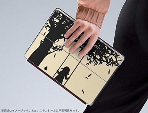 Декларална покривка на igsticker за Microsoft Surface Go/Go 2 Ultra Thin Protective Tode Skins Skins 001526 Girl Swing