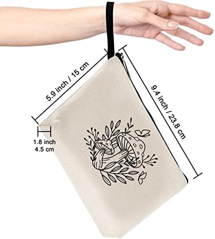 Козметичка Торба GXVUIS За Жени Магични Печурки Растенија Торби За Шминка За Чанта Патување Тоалет Складирање Платнена Торба