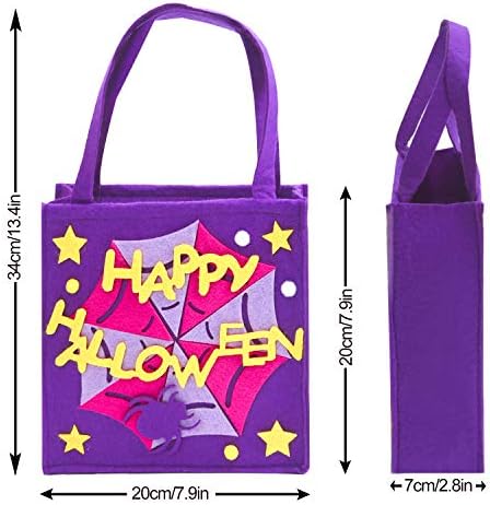Трик за вештерки на Xflyee за Ноќта на вештерките или третирајте ги торбите за подароци што можат да се користат за торбички за повторно користење