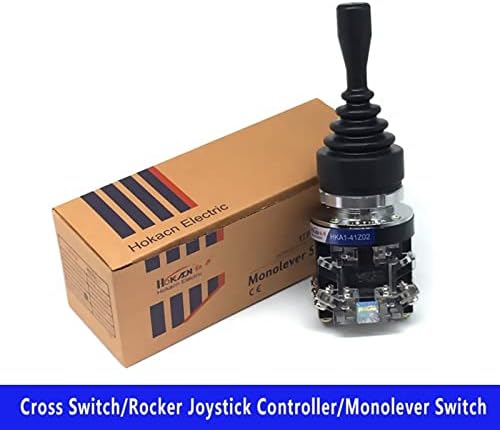 BASNI 1PCS 30 mm Monolever Rocker Cross Switch Switch Monway Mentary 2/4 позиции 2NO 4NO само-ресетирање на само-заклучување HKA1