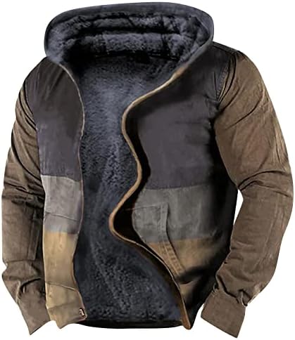 Јакни за мажи Обичен камуфлажа спортски џемпер со долги ракави патент јакни јакни со палто
