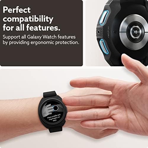 Казеолошки Свод Компатибилен Со Samsung Galaxy Watch 5 Pro Случај 45mm-Мат Црна