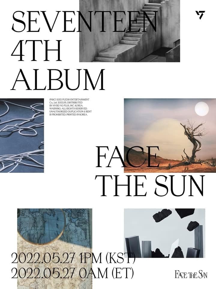 Седумнаесет -Сонцето на Сонцето [Ep.1 Control ver.] Албум+Предлог Ограничени придобивки+Подарок за култураКореј