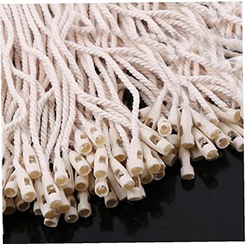 Froyny 100 парчиња ознака виси полиестер јаже за заклучување игла за заклучување на јамка за врзување на врзани додатоци за облеката
