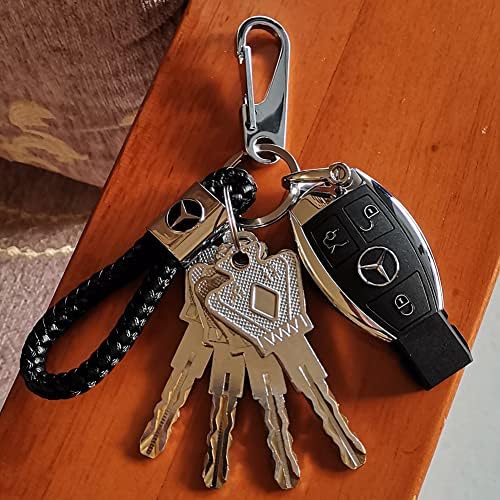 Augoing Keychain, клучен клип за прстен за мажи и жени, Универзална кука за ланец на клучеви со брзо ослободување, клучеви за автомобили