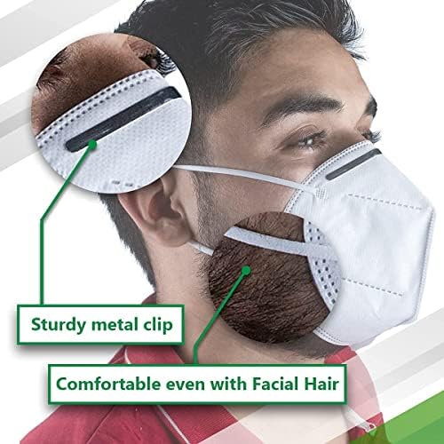 Маски за маски за лице за возрасни Ceybo 3D маски со маски со удобни силни ушни јамки и метална лента за нос