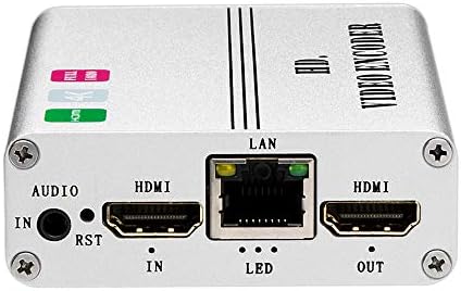 HaiweiTech H.264/H.265 HEVC 4K UHD 2160P HDMI POE Video Encoder, Live Streaming Encoder IPTV Encoder Support HLS M3U8 FFMPEG VLC HTTP