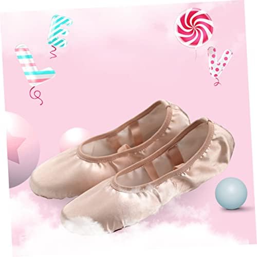 Clispeed чевли влечки папучи за патики за деца меки единствени папучи лирски чевли балетски танцувачки чевли гимнастика