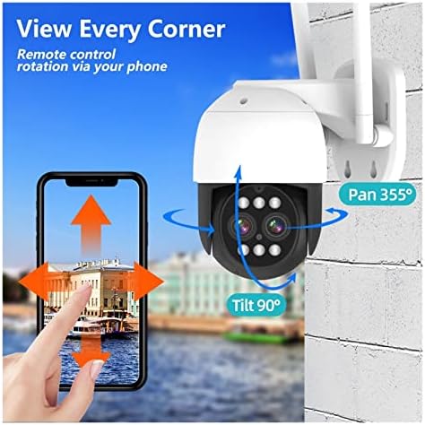 8MP Безжичен комплет за видео надзор 4K Camera WiFi Security System H.265 Plug & Play for Home Dome Cam 10ch