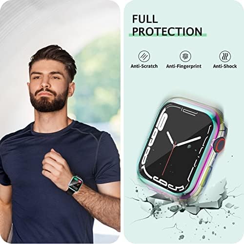 Компатибилен за Case Apple Watch Case 40mm SE Series 6 5 4, Case Protecter Case на екранот на Apple Watch, Iwatch Заштитно лице на