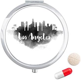 Лос Анџелес Америка Мастило Сити Сликарство Пилула Случај Џеб Медицина Кутија За Складирање Контејнер Диспензерот