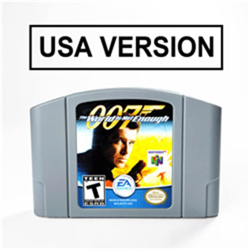 007 Светот не е доволен за 64 битни касети за игри USA верзија NTSC формат