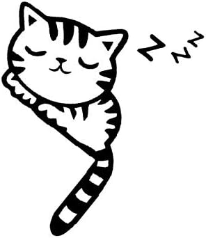 PULABO2pcs Цртан Филм Симпатична Прекинувач Налепници Расадник Деца Спална Соба Прекинувач Налепница Декорација спиење мачки