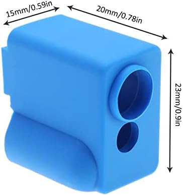 4pcs грејач блок силиконски капак компатибилен со AnyCubic Vyper 3D печатач за греење на блок за загревање на капакот на капакот
