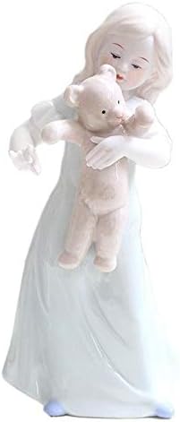 Затјанеф биста рачно изработени скулптури скулптури украси статуи и фигурини порцелански девојче и статуета за мечка керамичка