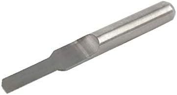 X-gree 1/8-inchx2mmx8mm директно жлеб за гравура CNC за гравура за PCB дрво акрилен бакар (Broca de Grabado CNC recta de 1/8-inchx2mmx8mm