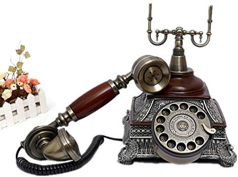 Ретро Старомоден Телефон Европски Антички Телефонски Ротирачки Телефони За Бирање Ретро Фиксен Телефон За Биро, Телефон Со Кабел За Дома И Декор Ротационо Бирање ?