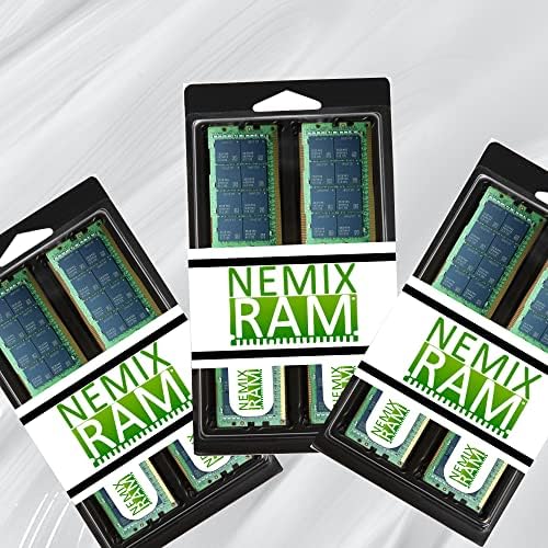 НЕМИКС RAM МЕМОРИЈА 384GB DDR4-3200 PC4-25600 2RX4 ECC RDIMM Регистрирана Надградба На Меморијата На Серверот За Poweredge XR11 Rack