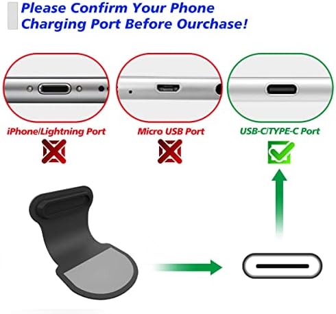 2 ПАРЧИЊА USB C Анти-Изгубен Приклучок Против Прашина За Телефонски Тип C Prot, Приклучок За Заштита Од Прашина За Samsung Galaxy