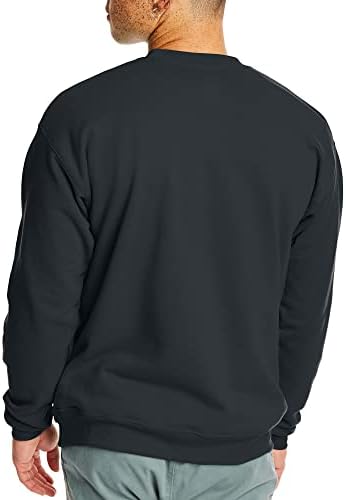 Машка машка маичка за екосмарт руно, памук-мешавина пуловер, џемпер на екипаж за мажи