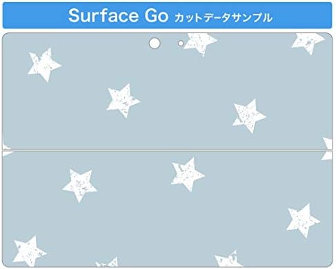 Декларална покривка на igsticker за Microsoft Surface Go/Go 2 Ultra Thin Protective Tode Skins Skins 009849 Star Star Model зелена