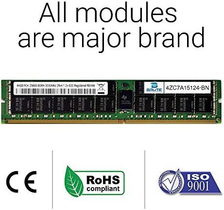 Брутални мрежи P03051-091-BN-16 GB DDR4-2933MHz 1RX4 ECC Регистриран RDIMM